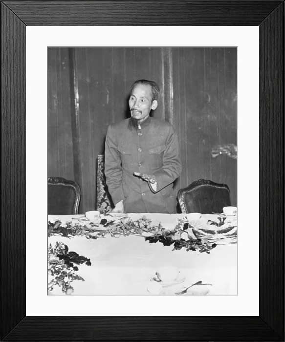 Framed Print : Ho Chi Minh at Reception Framed Print : Ho Chi Minh at Reception