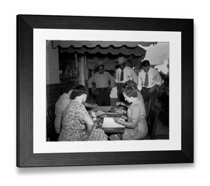 Framed Print : African Americans Voting in Mississippi Democratic Primary Framed Print : African Americans Voting in Mississippi Democratic Primary