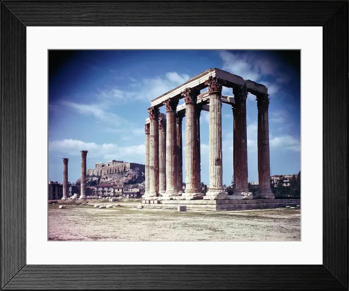 Framed Print : Ruins of the Temple of Olympian Zeus Framed Print : Ruins of the Temple of Olympian Zeus