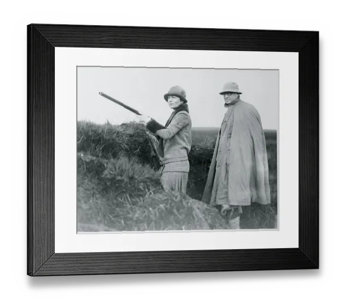 Framed Print : Bernard and Renee Baruch