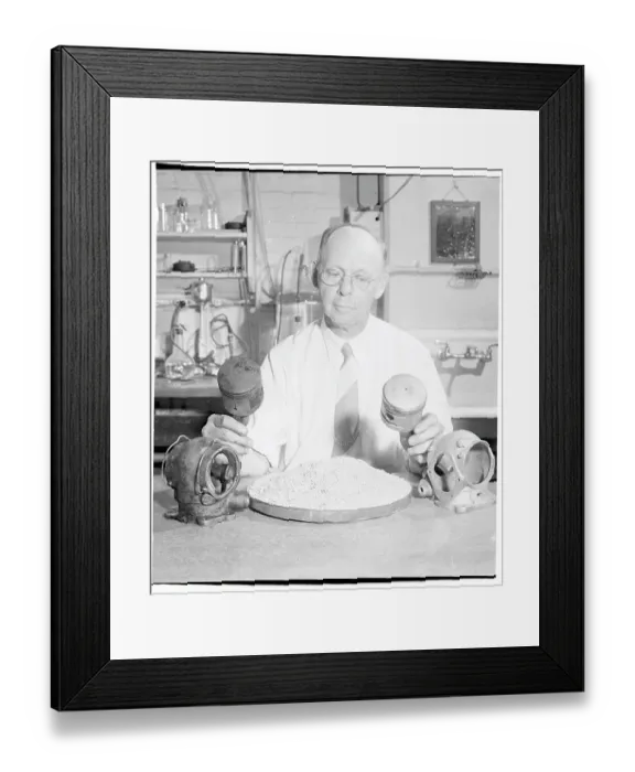 Framed Print : Portrait of E.C. Lathrop