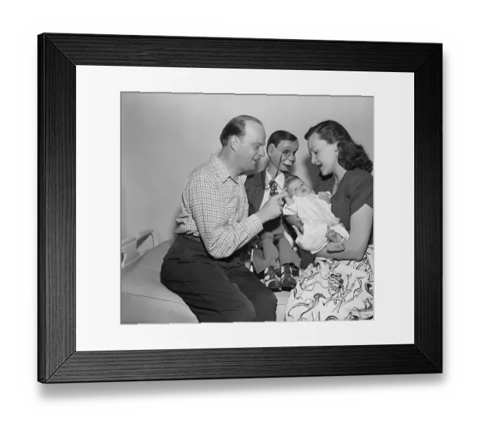 Framed Print : Portrait of the Bergen Family Framed Print : Portrait of the Bergen Family