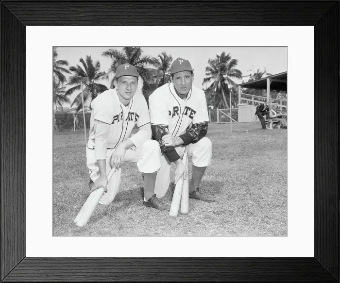 Framed Print : Baseball Players Hank Greenberg and Ralph Kiner Framed Print : Baseball Players Hank Greenberg and Ralph Kiner