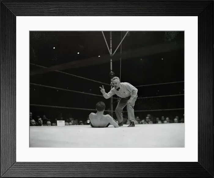 Framed Print : Conn Knocked Out Framed Print : Conn Knocked Out