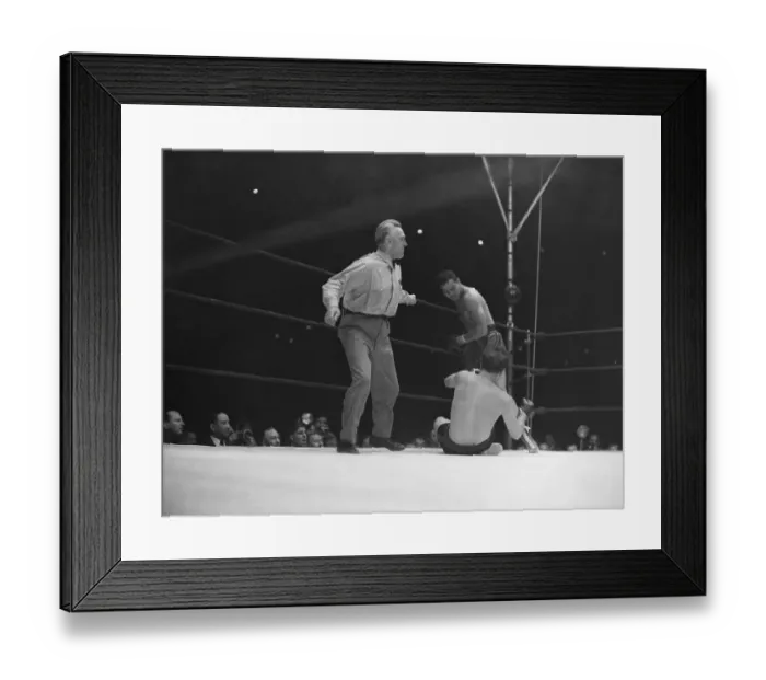 Framed Print : Conn-Louis Fight Framed Print : Conn-Louis Fight