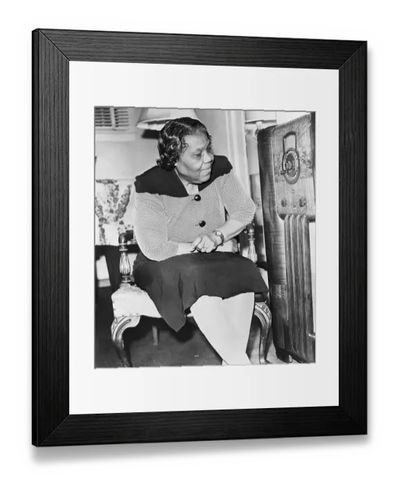 Framed Print : Joe Louis Mom Listens To Radio Framed Print : Joe Louis Mom Listens To Radio