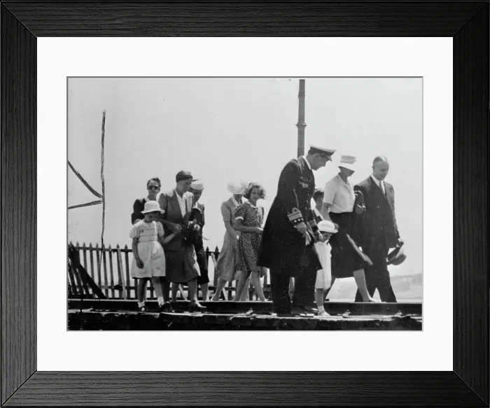 Framed Print : Queen Marie Jose and Traveling Party Framed Print : Queen Marie Jose and Traveling Party