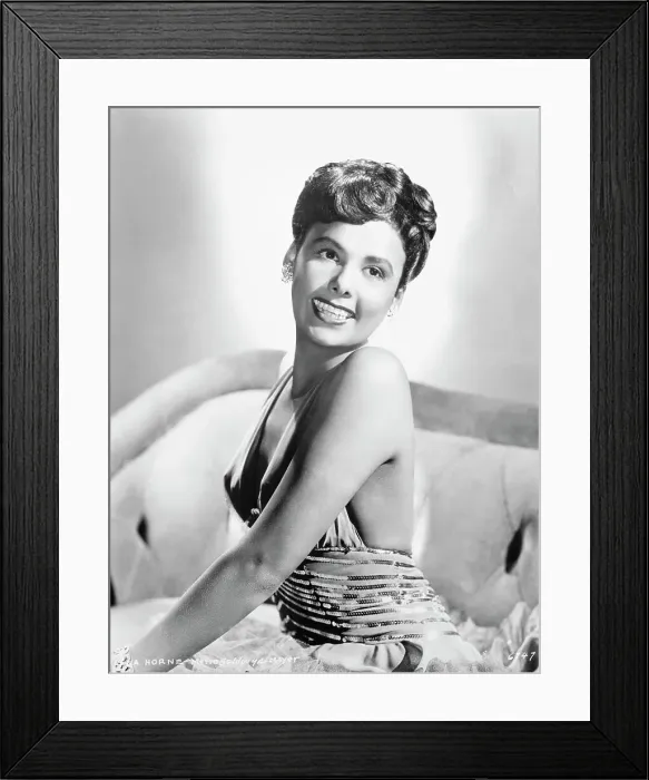 Framed Print : Portrait of Lena Horne Smiling Framed Print : Portrait of Lena Horne Smiling