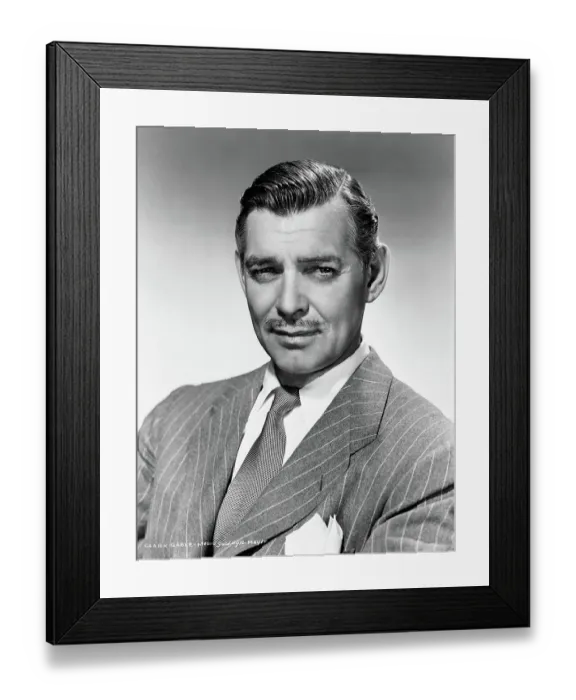 Framed Print : Clark Gable Framed Print : Clark Gable