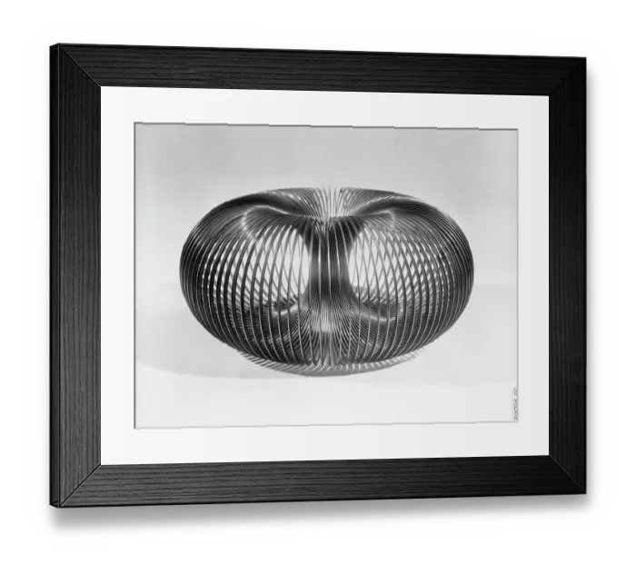 Framed Print : Close up View of American Toy Slinky Framed Print : Close up View of American Toy Slinky
