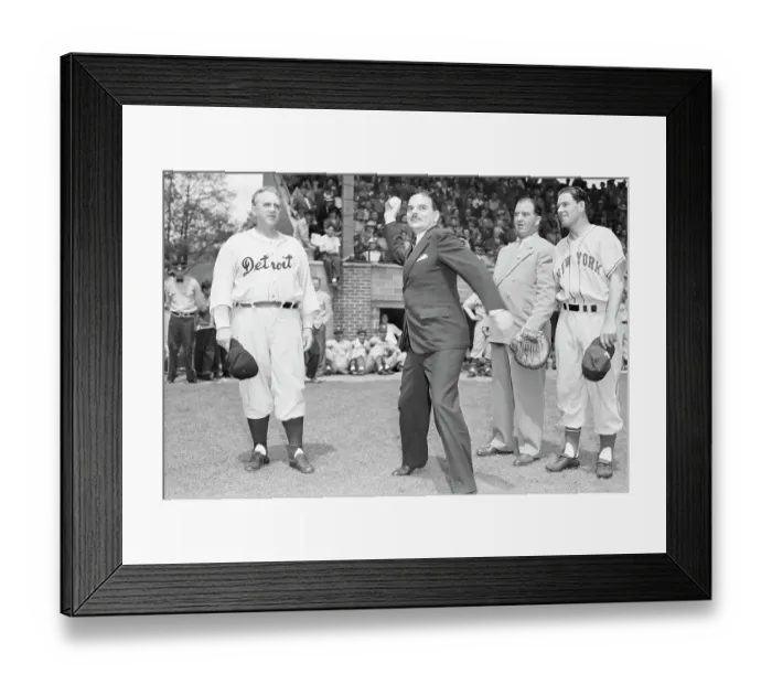 Framed Print : Thomas Dewey Throwing Baseball Framed Print : Thomas Dewey Throwing Baseball