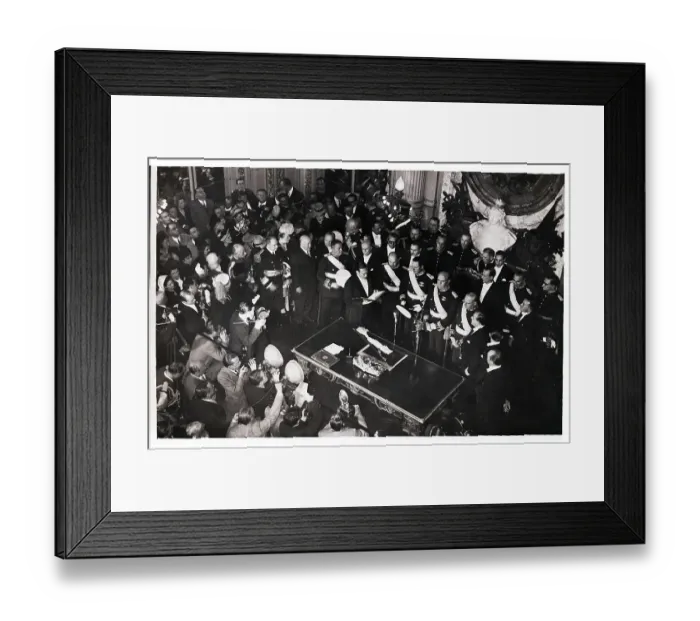 Framed Print : Juan Peron's Inauguration Ceremony Framed Print : Juan Peron's Inauguration Ceremony