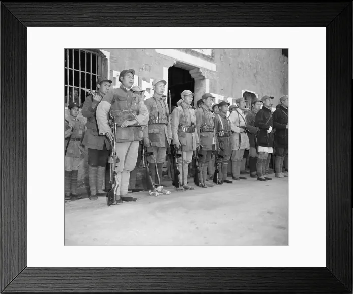 Framed Print : Typical Soldiers Of Communist Army Framed Print : Typical Soldiers Of Communist Army