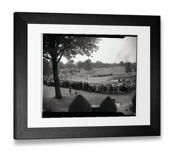 Framed Print : Byron Nelson Playing 18th Green Framed Print : Byron Nelson Playing 18th Green