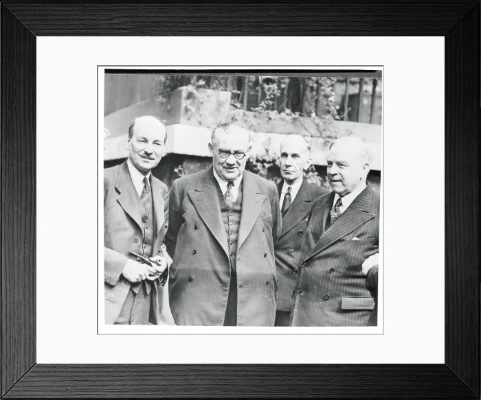 Framed Print : Anglo-Canadian Leaders at Commonwealth Conference Framed Print : Anglo-Canadian Leaders at Commonwealth Conference