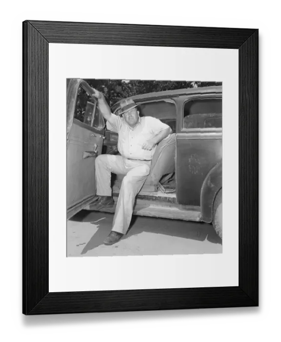 Framed Print : Farmer Involved in Racial Murder of Walton County Framed Print : Farmer Involved in Racial Murder of Walton County
