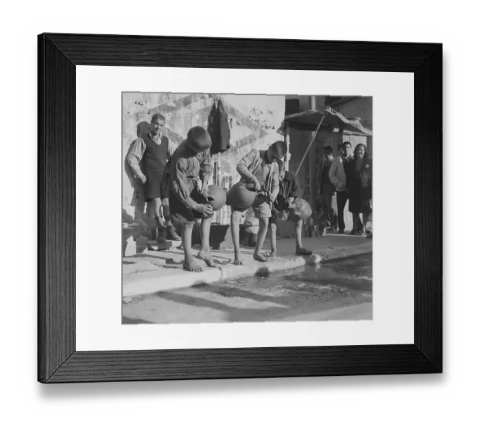 Framed Print : Greek Boys Selling Water Framed Print : Greek Boys Selling Water