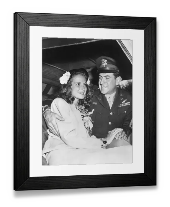 Framed Print : Louis Zamperini Married Framed Print : Louis Zamperini Married