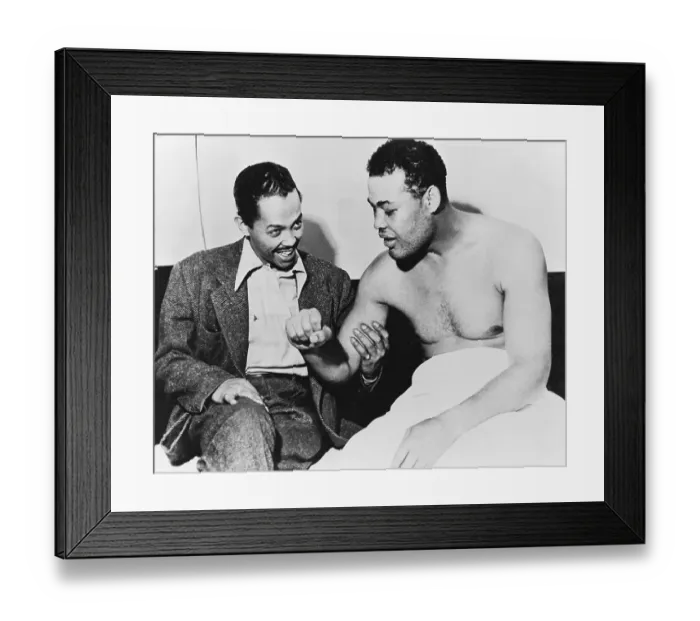 Framed Print : Billy Eckstine and Joe Louis Framed Print : Billy Eckstine and Joe Louis