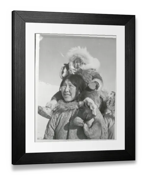 Framed Print : Inuit Mother Framed Print : Inuit Mother