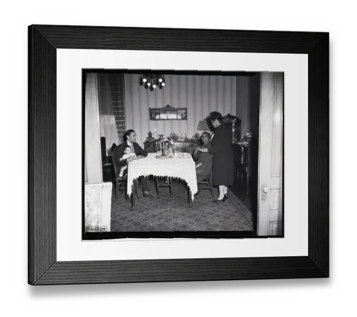 Framed Print : Black Woman With Family; American Mother Framed Print : Black Woman With Family; American Mother