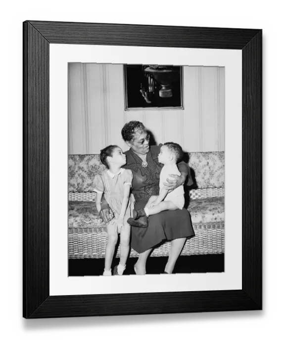 Framed Print : 1St Afro-American Named An American Mom Framed Print : 1St Afro-American Named An American Mom