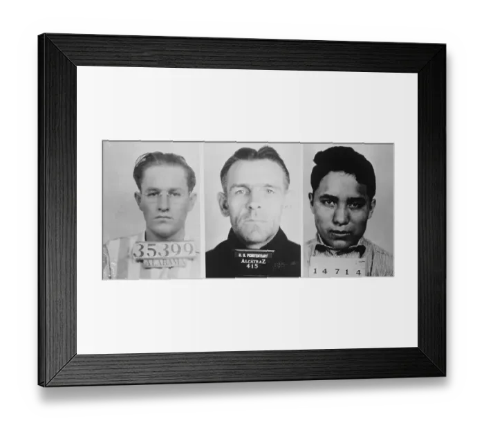 Framed Print : Ringleaders of Alcatraz Riots of 1946 Framed Print : Ringleaders of Alcatraz Riots of 1946