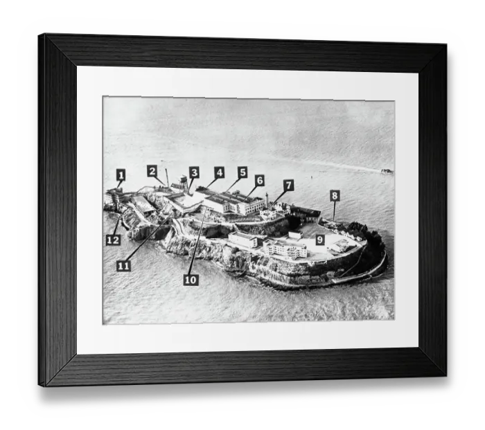 Framed Print : Battle of Alcatraz Framed Print : Battle of Alcatraz