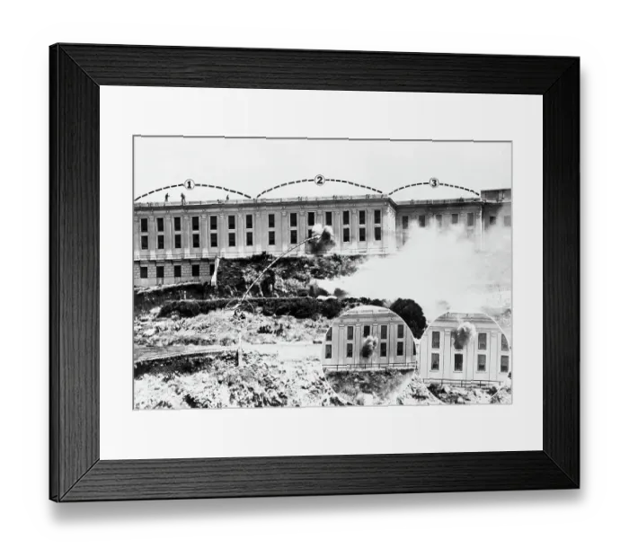 Framed Print : Battle of Alcatraz Framed Print : Battle of Alcatraz