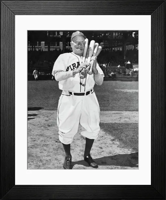 Framed Print : Honus Wagner Carrying Bats Framed Print : Honus Wagner Carrying Bats