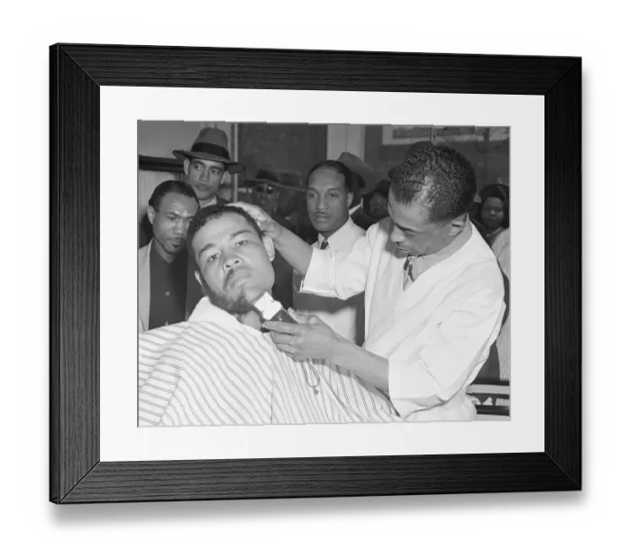 Framed Print : Joe Louis Trims Down For Title Bout