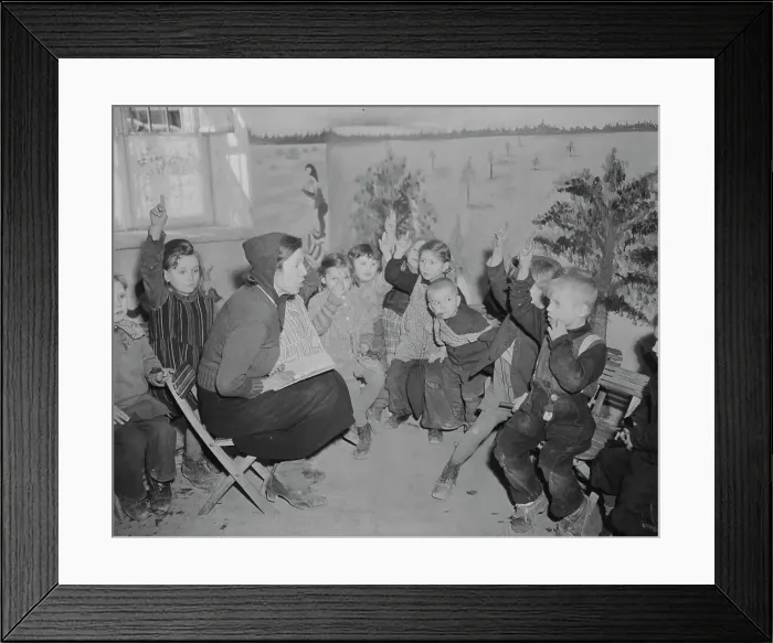 Framed Print : Children in Warsaw Framed Print : Children in Warsaw