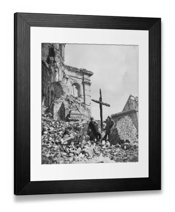 Framed Print : Burned Down Church Framed Print : Burned Down Church