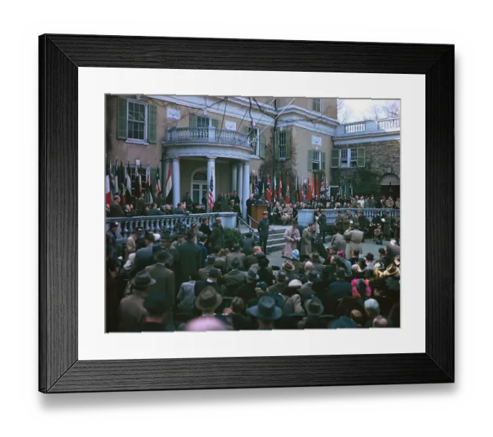 Framed Print : Memorial Services for President Roosevelt Framed Print : Memorial Services for President Roosevelt