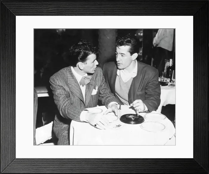 Framed Print : Frank Sinatra At Club W / Rocky Graziano Framed Print : Frank Sinatra At Club W / Rocky Graziano
