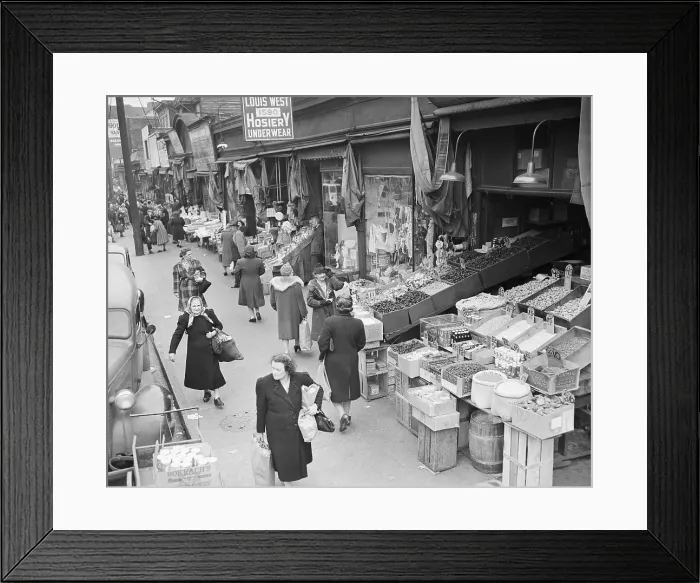 Framed Print : Outdoor Markets In Lower Class Community Framed Print : Outdoor Markets In Lower Class Community
