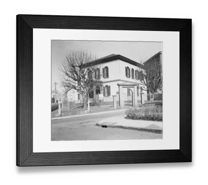 Framed Print : Exterior of Early American Synagogue Framed Print : Exterior of Early American Synagogue