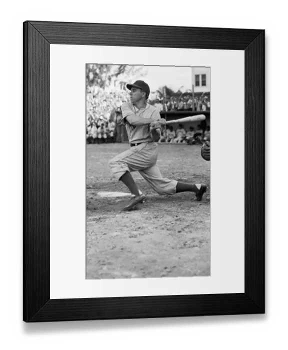 Framed Print : Pee Wee Reese Batting Framed Print : Pee Wee Reese Batting