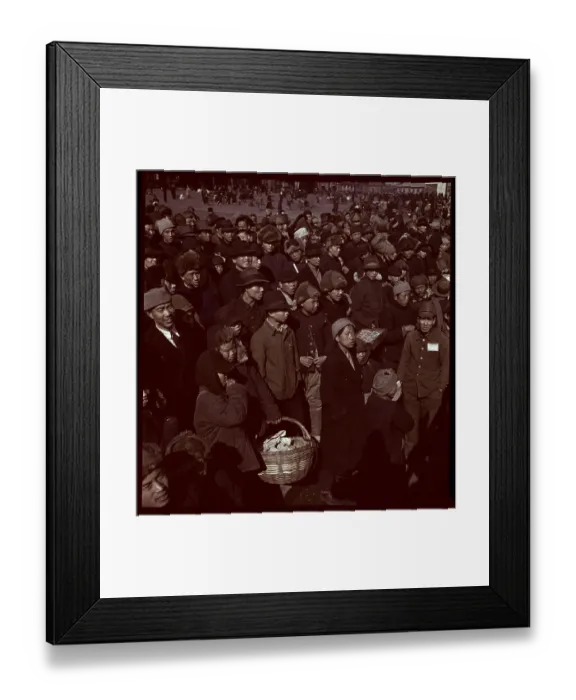 Framed Print : Chinese Crowd Gathering at Ceremony