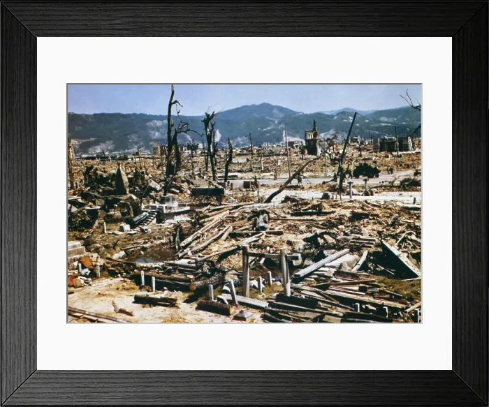 Framed Print : Hiroshima Aftermath Framed Print : Hiroshima Aftermath