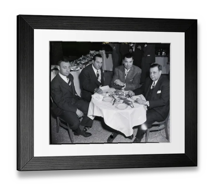 Framed Print : Boxing Promoters With Jack Dempsey Framed Print : Boxing Promoters With Jack Dempsey