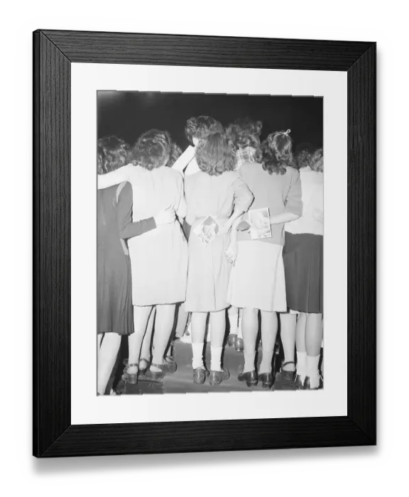 Framed Print : Bobby-Soxers Enjoying Benny Goodman Concert Framed Print : Bobby-Soxers Enjoying Benny Goodman Concert