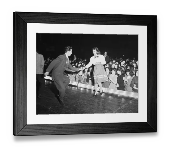 Framed Print : Contestants In Jitterbug Contest Framed Print : Contestants In Jitterbug Contest