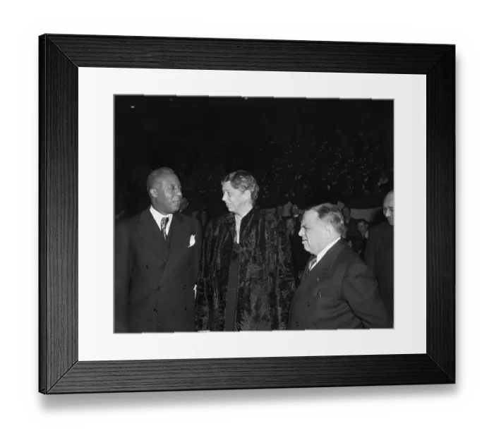 Framed Print : A. Phillip Randolph, Eleanor Roosevelt and Fiorella H. LaGuardia Framed Print : A. Phillip Randolph, Eleanor Roosevelt and Fiorella H. LaGuardia
