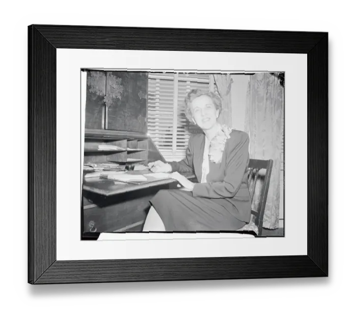 Framed Print : Portrait of Helen Douglas Mankin Framed Print : Portrait of Helen Douglas Mankin