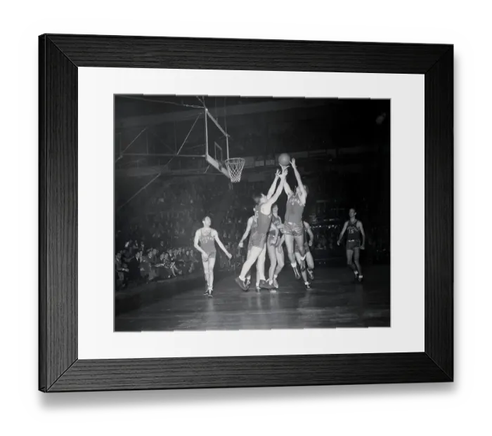 Framed Print : College Basketball Action Framed Print : College Basketball Action