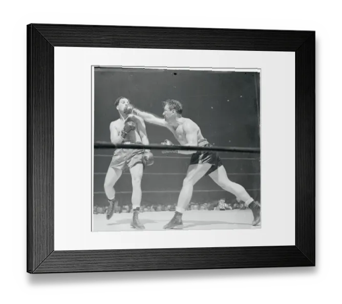Framed Print : Gus Lesnevich Launching a Right Punch Framed Print : Gus Lesnevich Launching a Right Punch