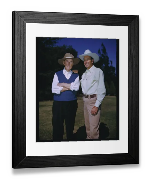 Framed Print : Men Wearing Cowboy Hats