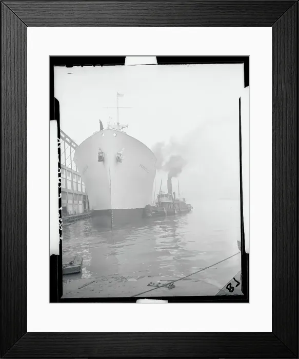 Framed Print : Swedish Ship at Pier Framed Print : Swedish Ship at Pier