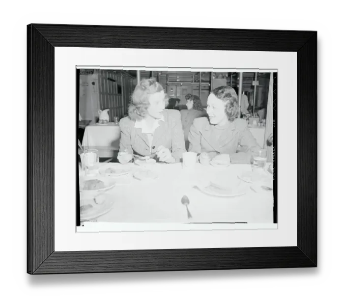 Framed Print : War Brides Having a Meal Together Aboard USS Argentina Framed Print : War Brides Having a Meal Together Aboard USS Argentina